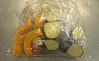 Vegetables for tempura kits